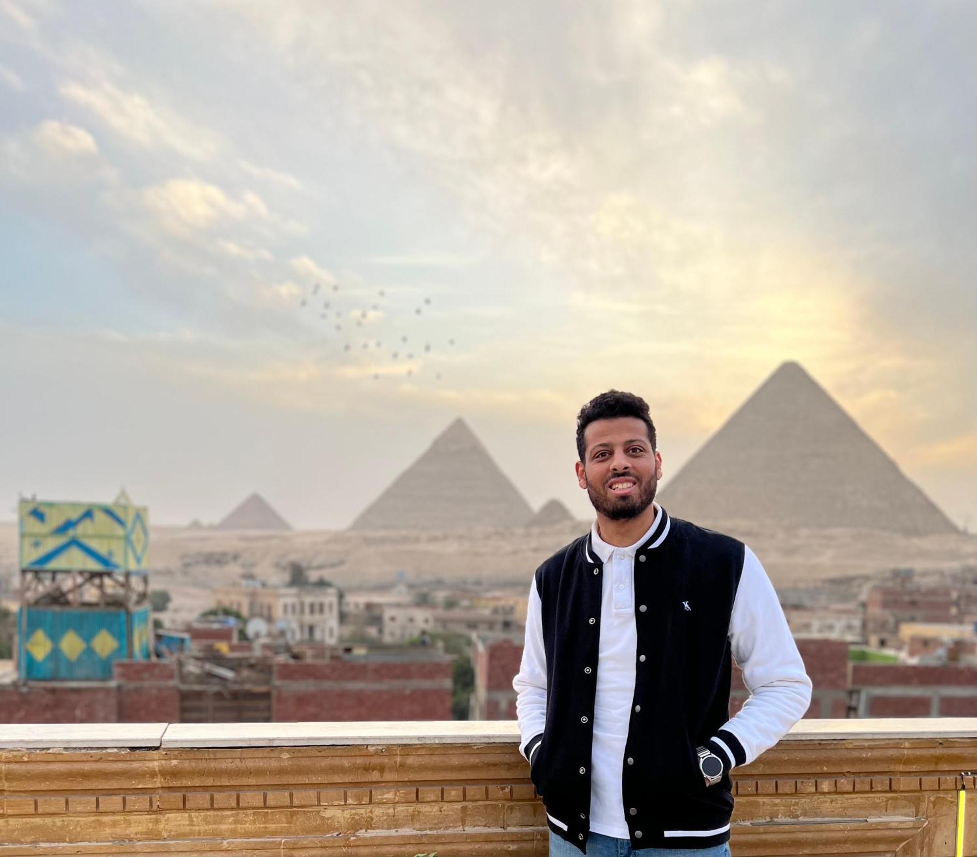 Moses Pyramids Inn Kafret el-Gabal Eksteriør billede